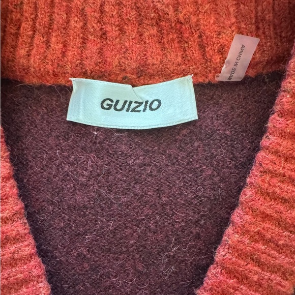 Danielle Guizio NY Hawley Sweater Vest in maroon - Picture 8 of 9